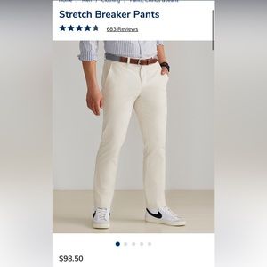 Vineyard Vines Stretch Breaker Pants 34x34